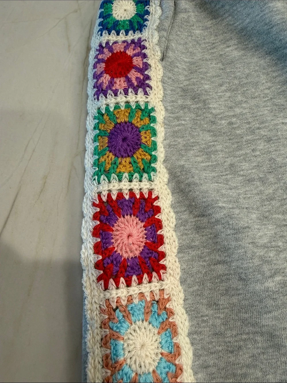 Natural Life Boho Embroidered Sweatpants. - Picture 3 of 8